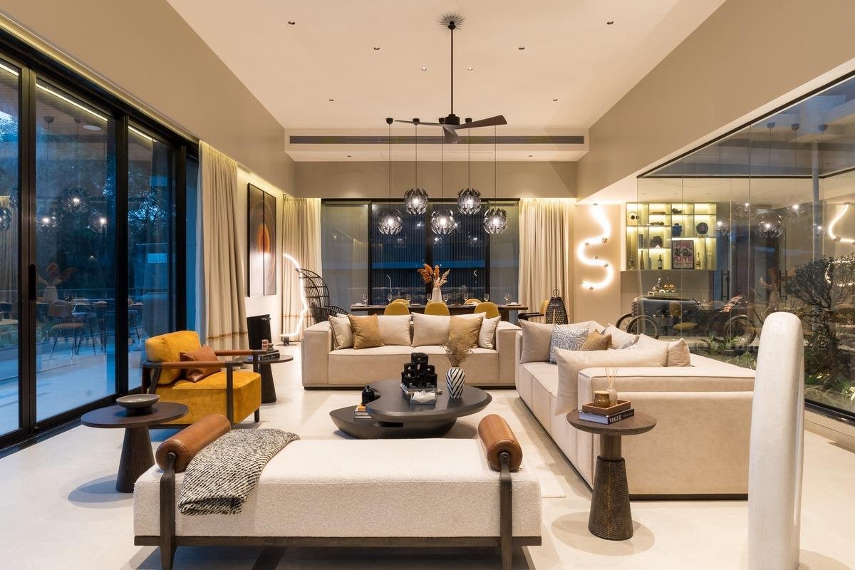 Finished home interior